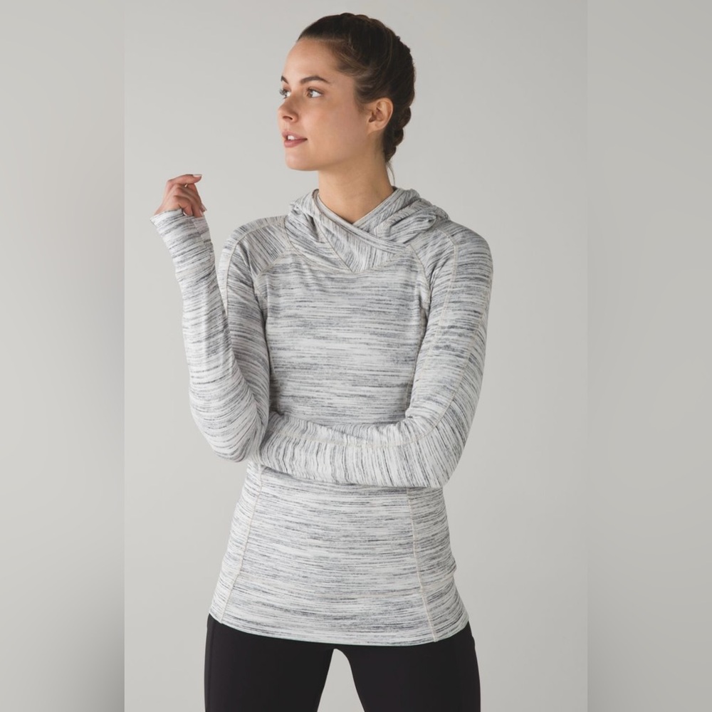 Lululemon Think Fast Space Dye Hoodie Top